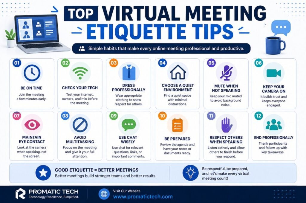 Top Virtual Meeting Etiquette Tips